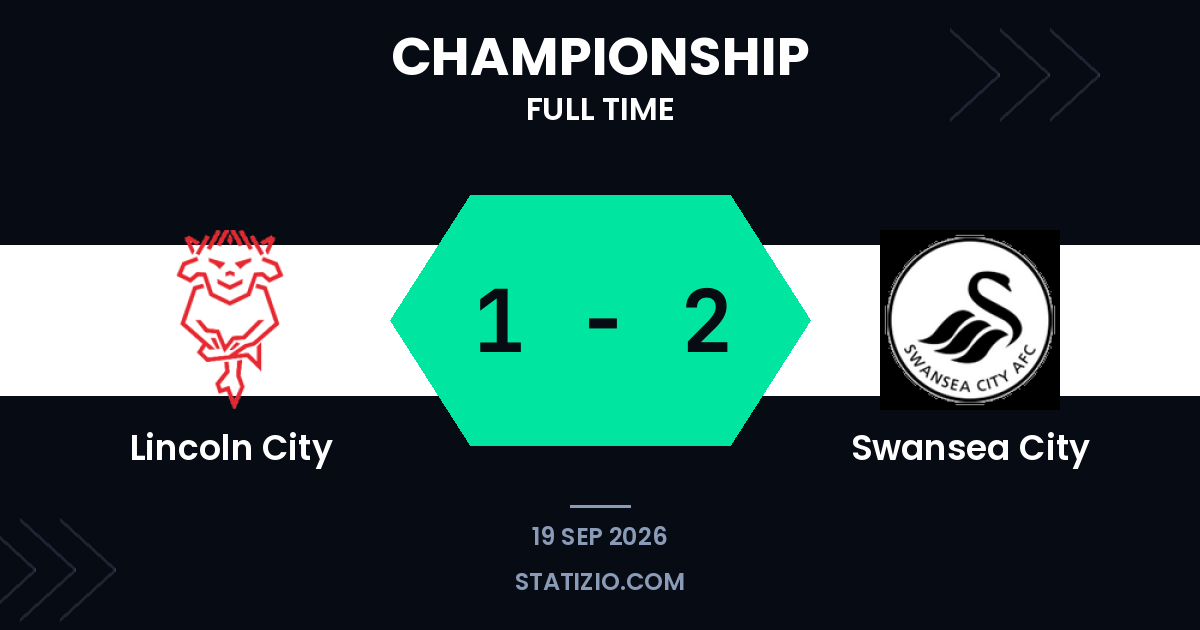 Swansea wins at Lincoln despite penalty equaliser