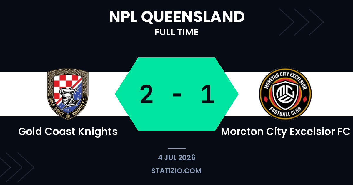 Gold Coast Knights edge past Moreton City in NPL thriller