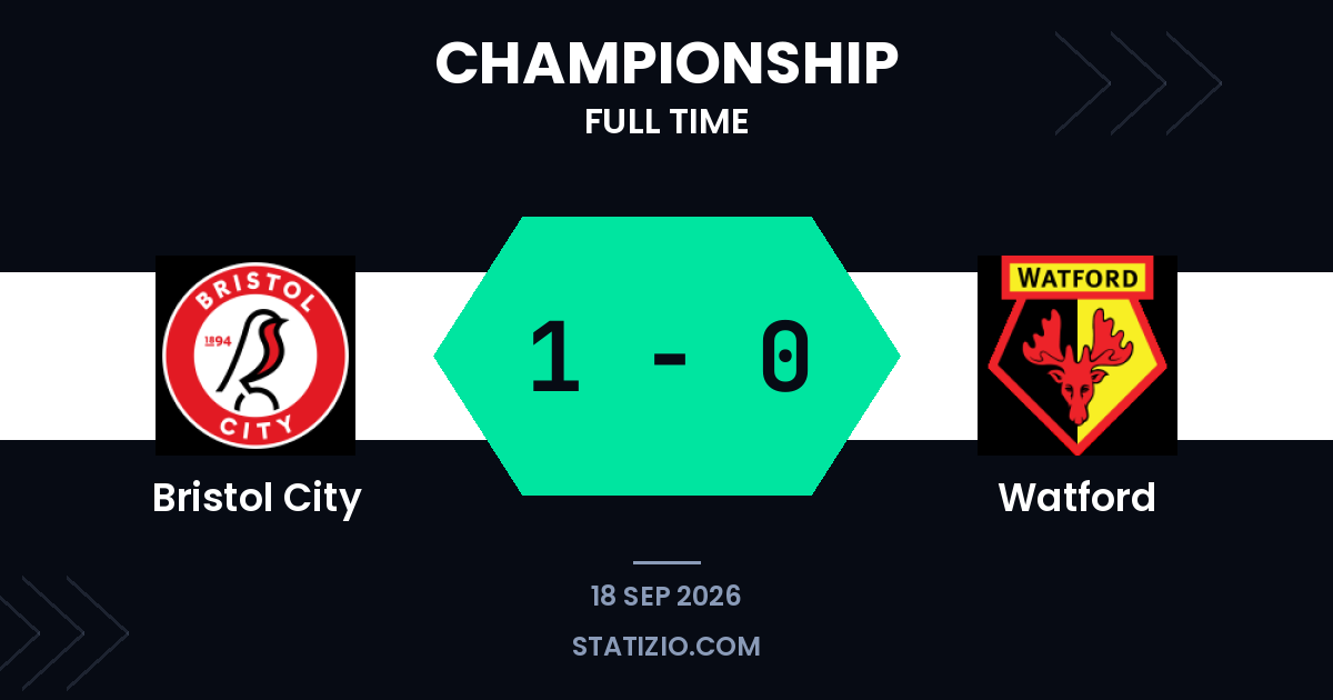 Ballard Strikes to Give Bristol City Victory Over Watford
