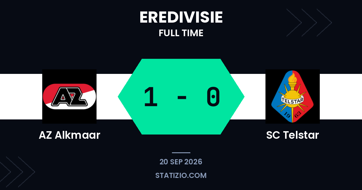 AZ Alkmaar 1-0 SC Telstar