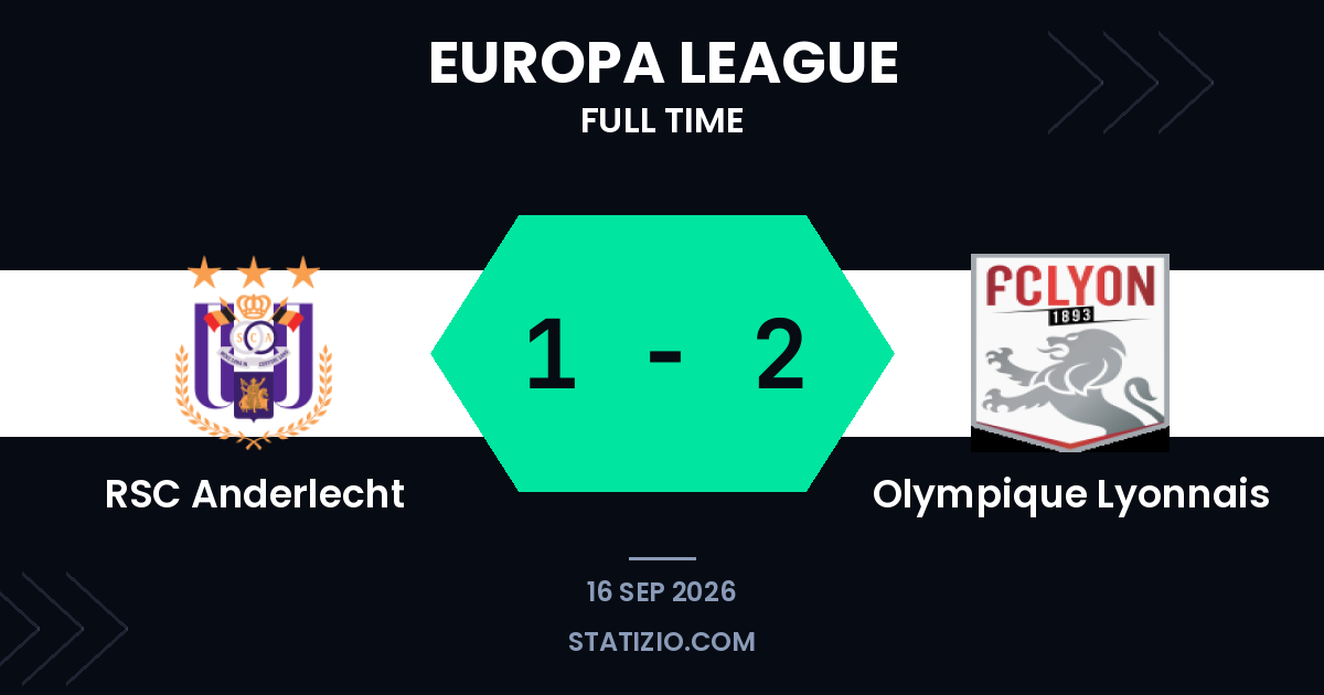 Lyon edge Anderlecht with early strike in Europa League
