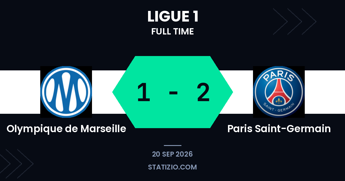 El PSG supera al Marsella en un partido de Ligue 1