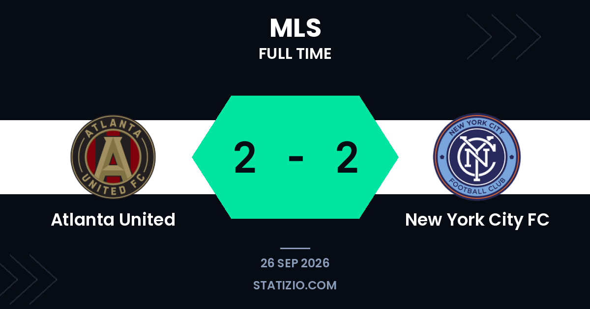 Atlanta and New York City draw in entertaining MLS clash