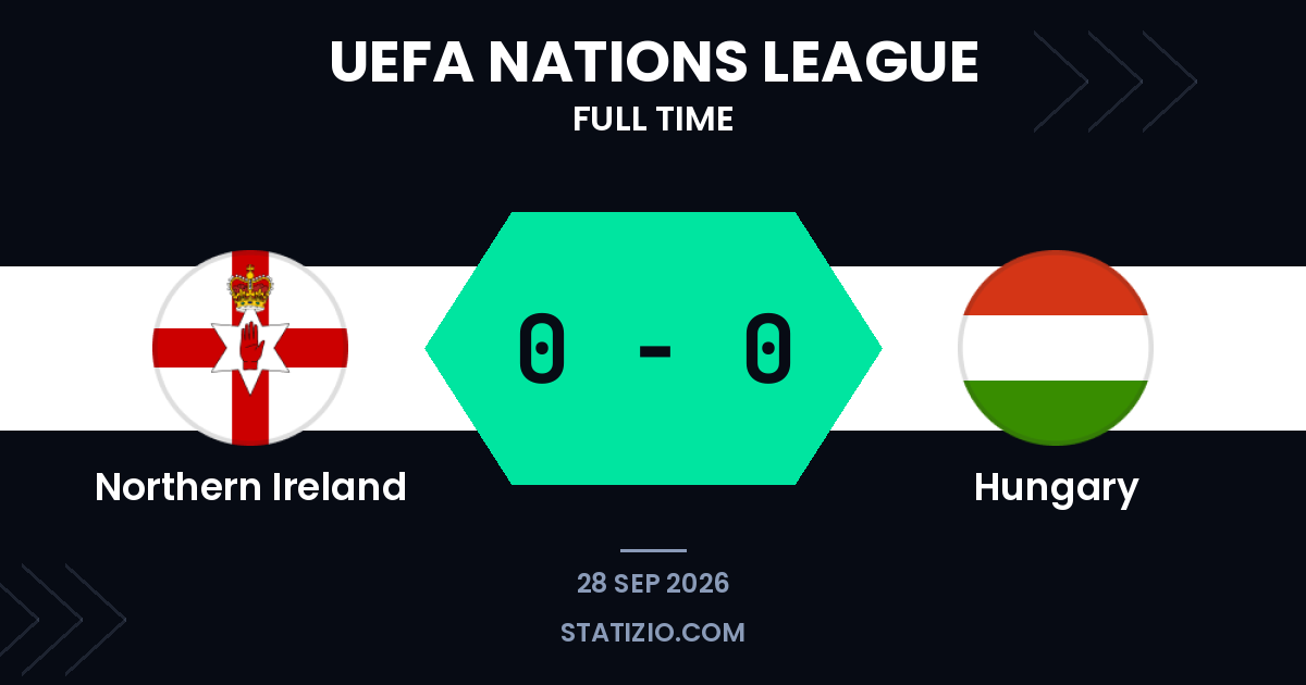 L’Irlande du Nord et la Hongrie partagent un match nul sans but