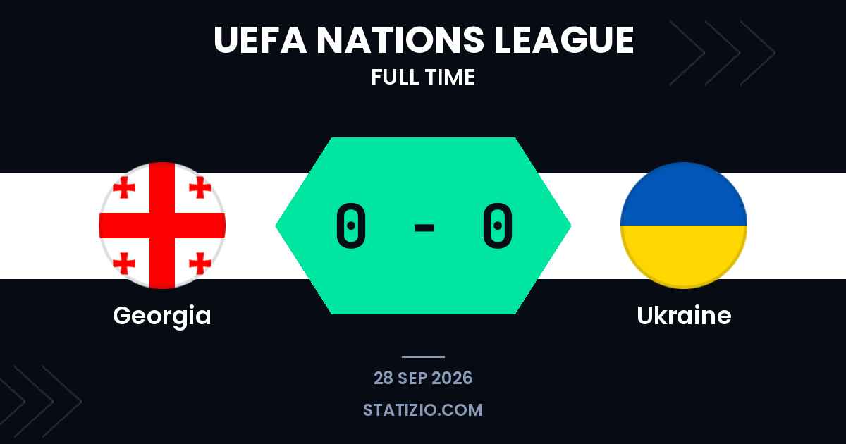 Georgia and Ukraine share goalless stalemate in Nations League