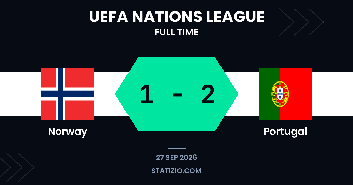 Le Portugal bat la Norvège lors d’une victoire à l’extérieur en Ligue des Nations