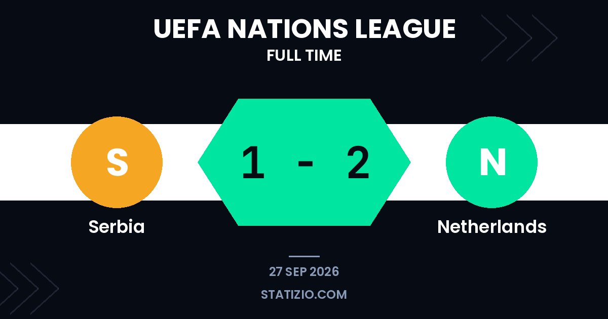Netherlands Edge Serbia in Nations League Away Win